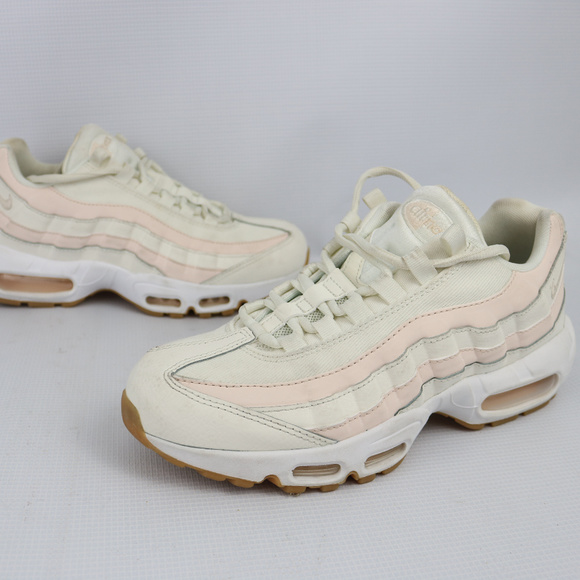 nike air max 95 trainers sail guava ice gum